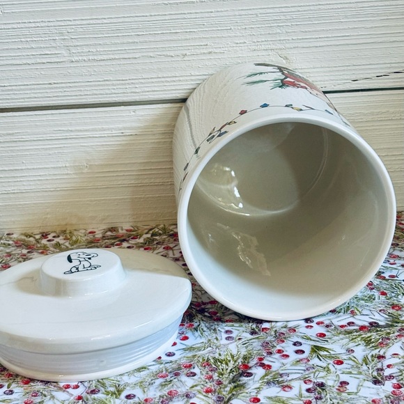 Peanuts Charlie Brown Snoopy Christmas Tree Holiday Lights Canister Jar NEW - Picture 9 of 10